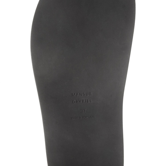 MANSUR GAVRIEL Everyday Mules in Black Lambskin Leather Size 37 / US 7 - NWOB - Picture 5 of 5